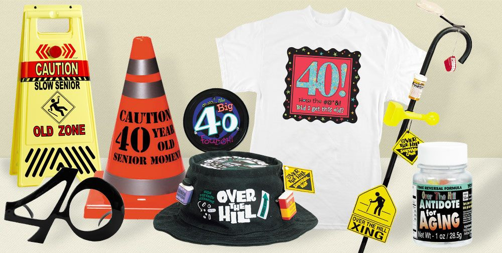 40Th Birthday Gag Gift Ideas
 40th Birthday Gag Gifts Party City