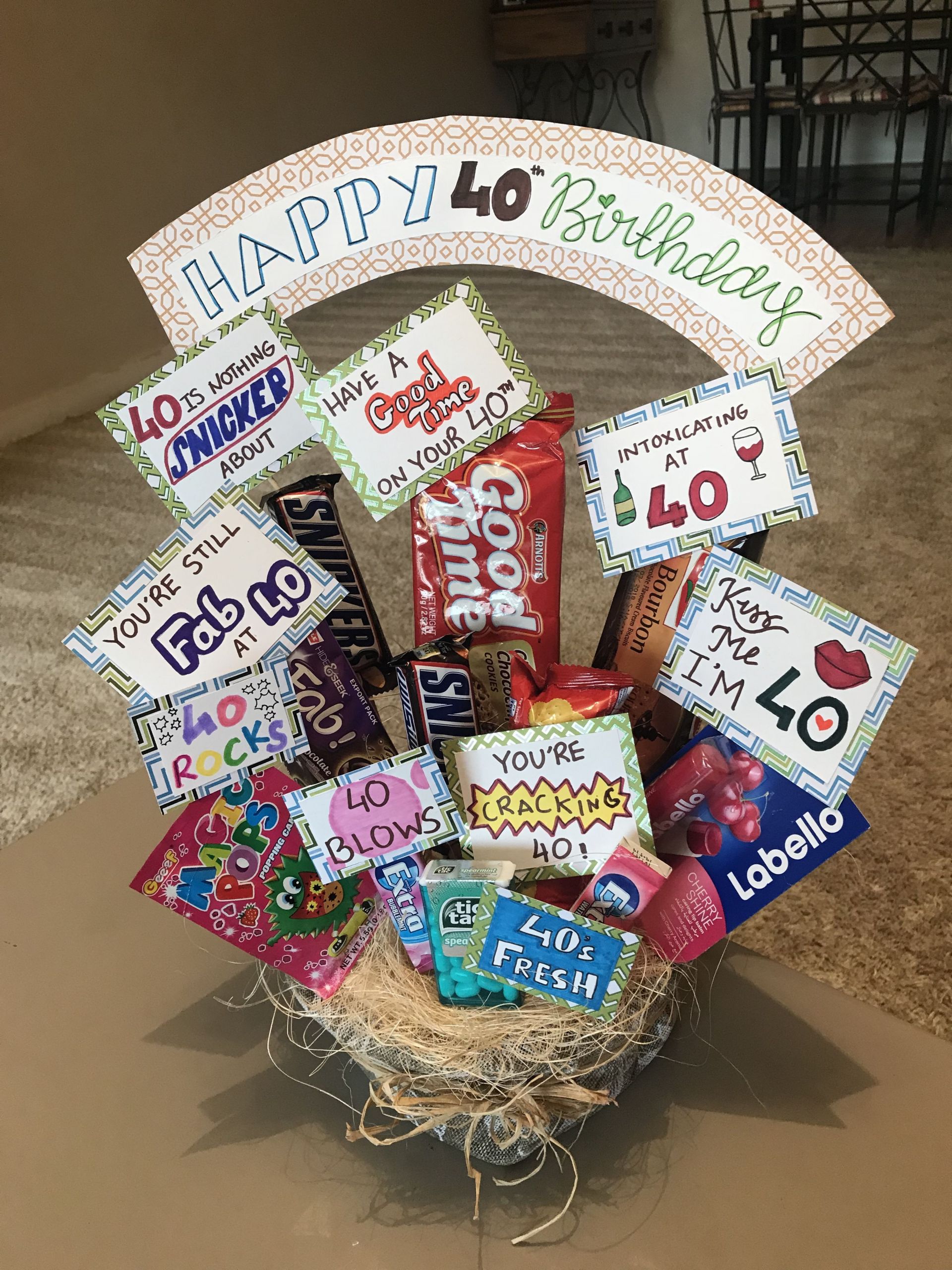 40Th Birthday Gift Ideas For Friend
 Chocolate Bouquet Special Friend 40th Birthday in