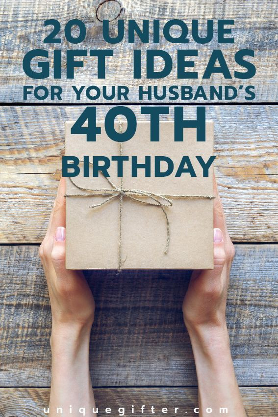40Th Birthday Gift Ideas For Men
 40 Gift Ideas for your Husband s 40th Birthday