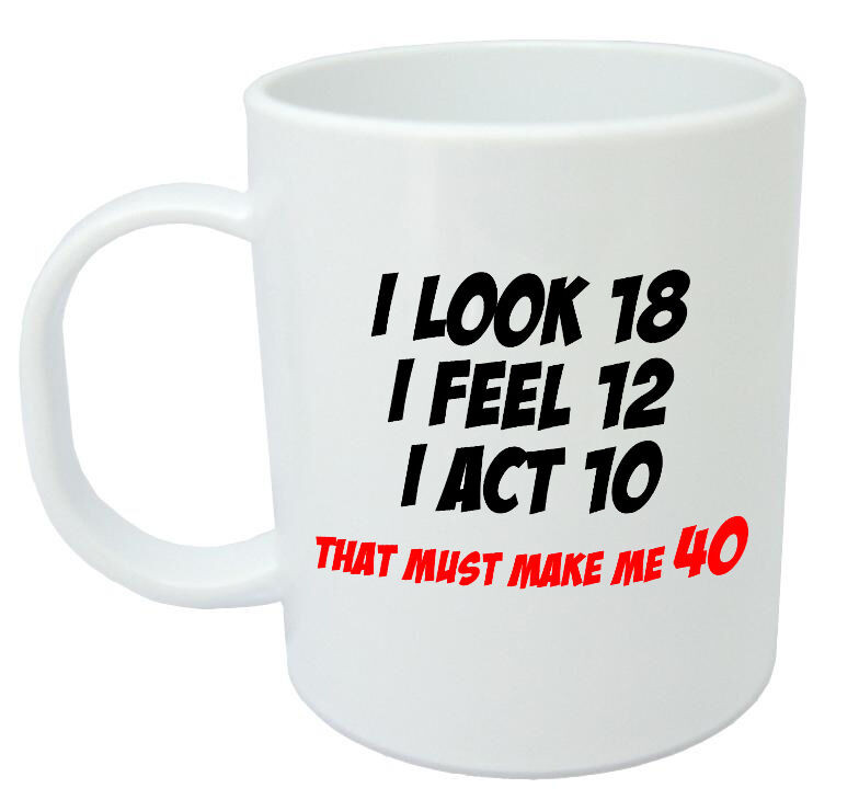 40Th Birthday Gift Ideas For Men Funny
 Makes Me 40 Mug Funny 40th Birthday Gifts Presents for