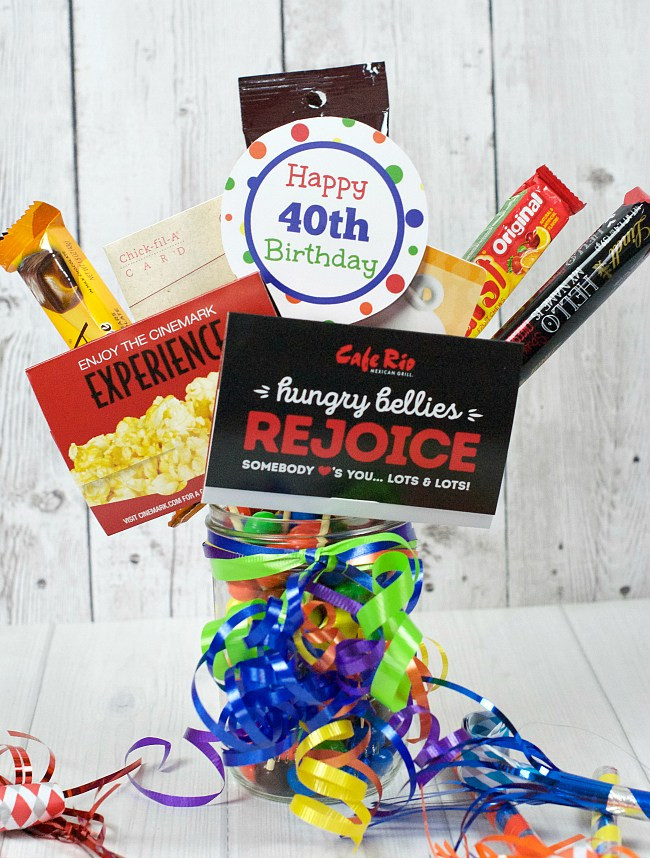 40Th Birthday Gift Ideas
 40th Birthday Gifts Gift Card Bouquet – Fun Squared