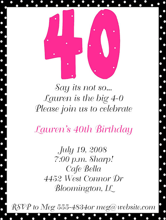 40Th Birthday Quotes Female
 40th Birthday Quotes For Friends QuotesGram