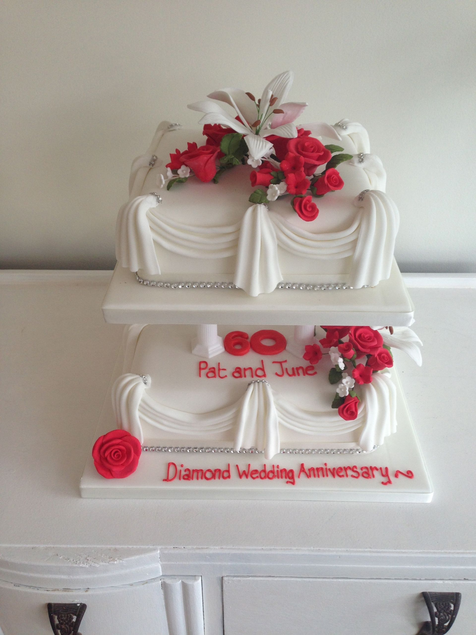 40th Wedding Anniversary Cakes
 40th Wedding Anniversary Cakes La Belle Cake pany
