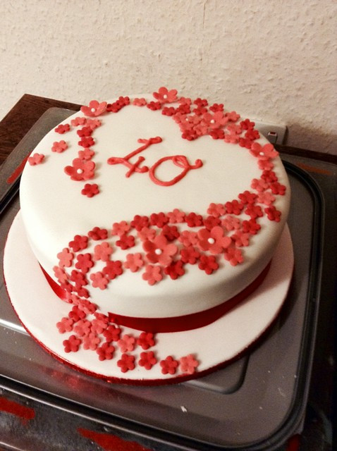 40th Wedding Anniversary Cakes
 Amazing 40th Wedding Anniversary Cakes Inspirations