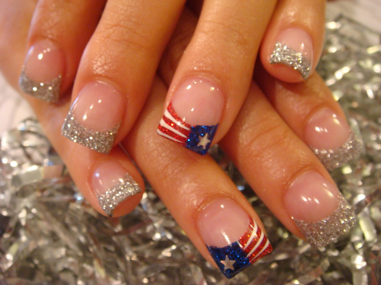 4th Of July Acrylic Nail Designs
 PEACE LOVE AND HAPPY TOES ACRYLIC