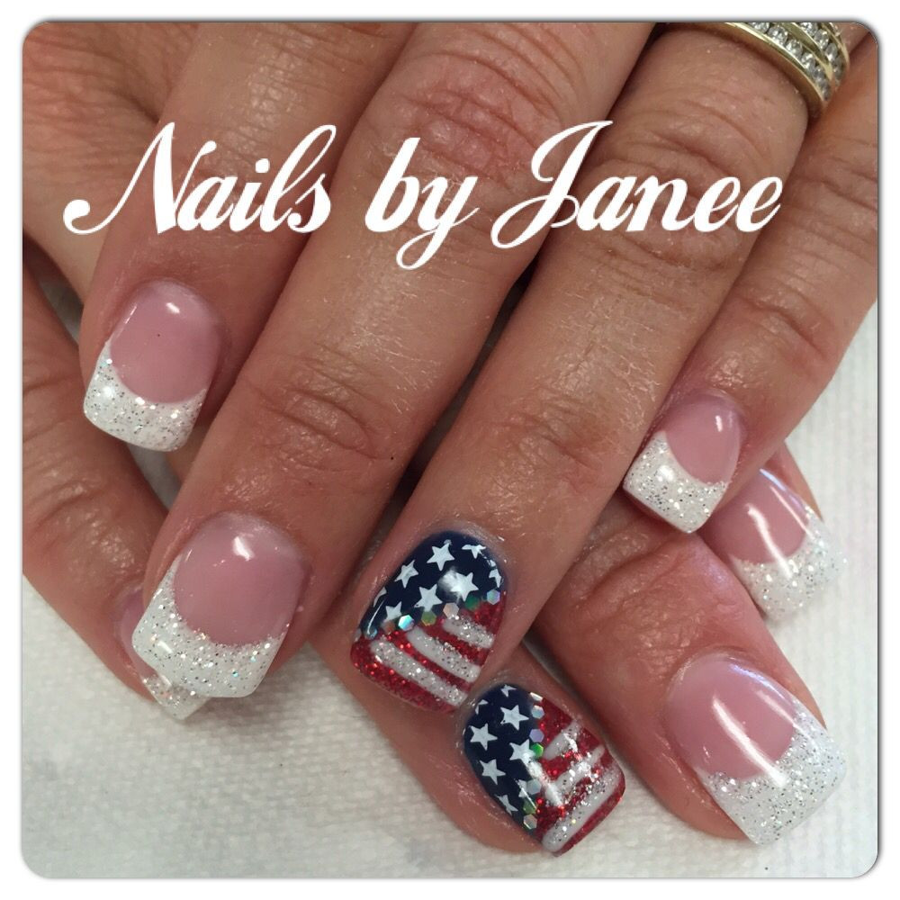 4th Of July Acrylic Nail Designs
 4th of July Nails by Janee awildhairsalonreno
