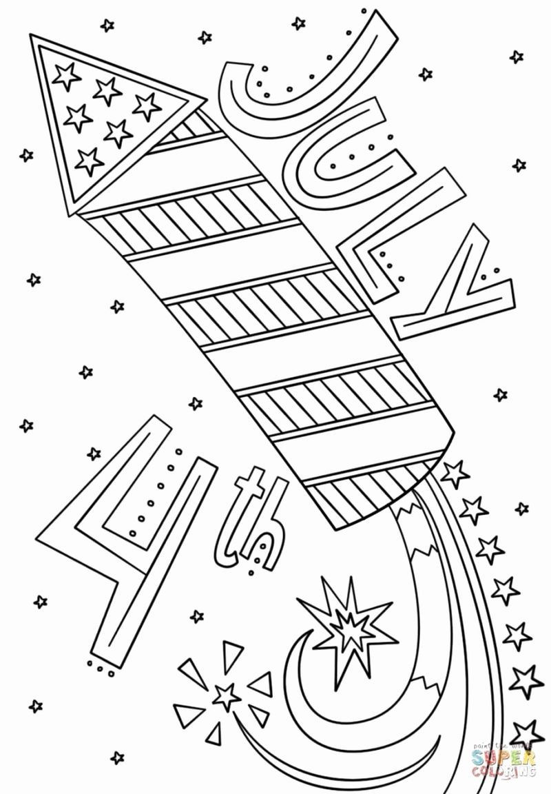 4Th Of July Coloring Pages For Kids
 4th July Coloring Pages To memorate The Independence