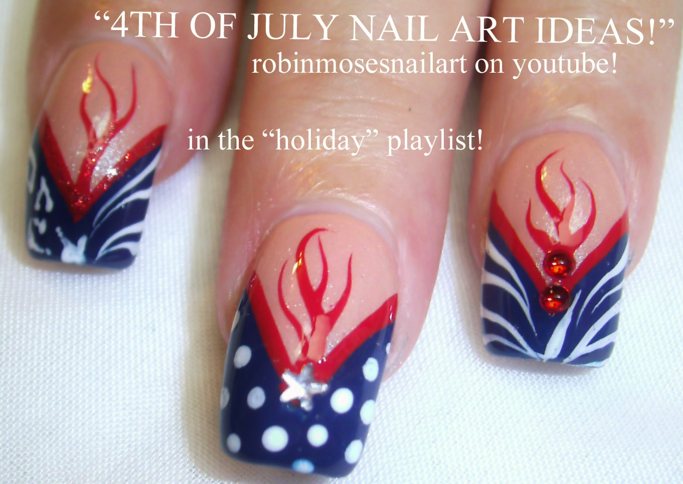 4th Of July Nail Art Ideas
 Fourth July Nail Designs Pccala