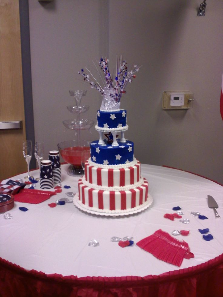 4Th Of July Wedding Cakes
 A 4th of July Wedding Cake Tracy s Cakes