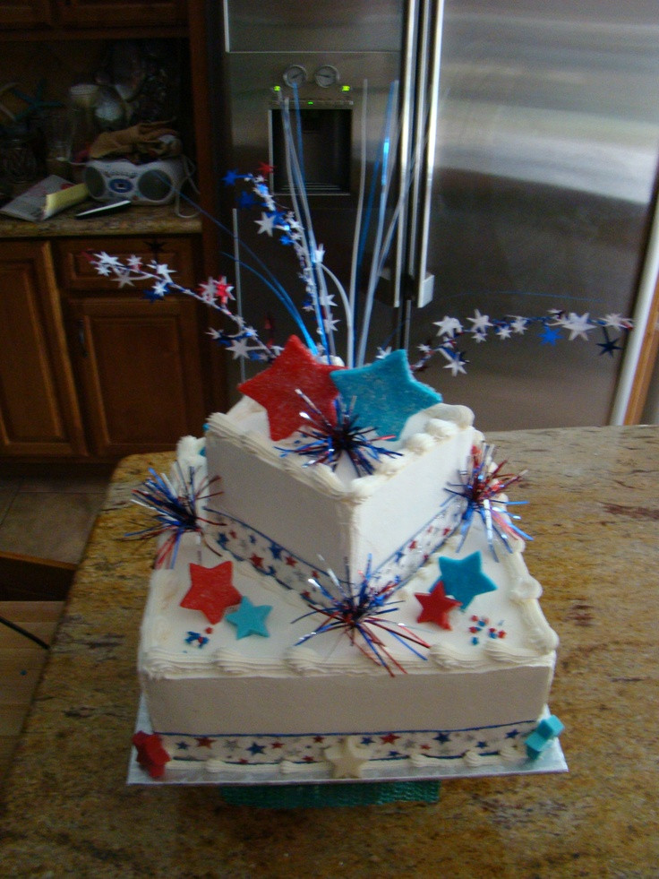 4Th Of July Wedding Cakes
 35 best Cakes Multi tier 4th of July wedding cakes