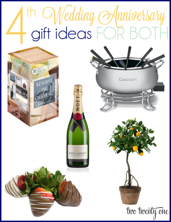 4Th Wedding Anniversary Gift Ideas
 4th Anniversary Gift Ideas