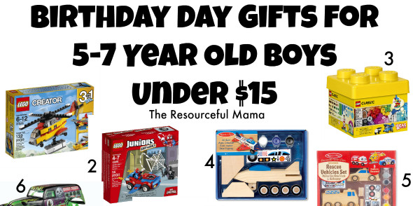 5 Year Old Birthday Gift
 Birthday Gifts for 5 7 Year Old Boys Under $15 The