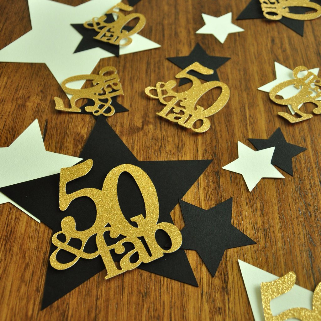 50 And Fabulous Birthday Decorations
 50 and Fabulous 50th Birthday Decorations Handcrafted in