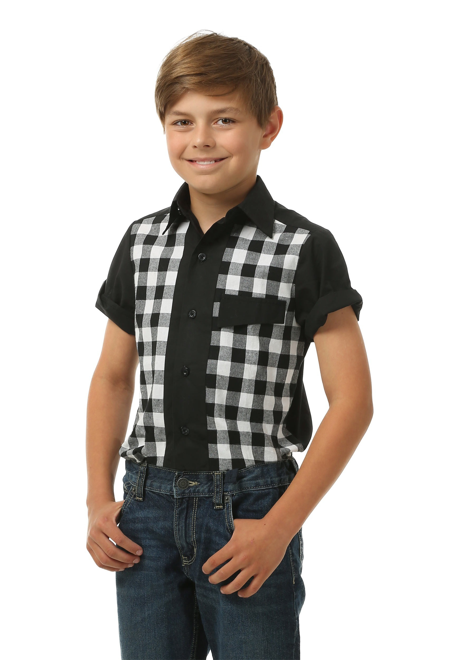 50S Fashion For Kids
 Kids 50s Bowler Shirt