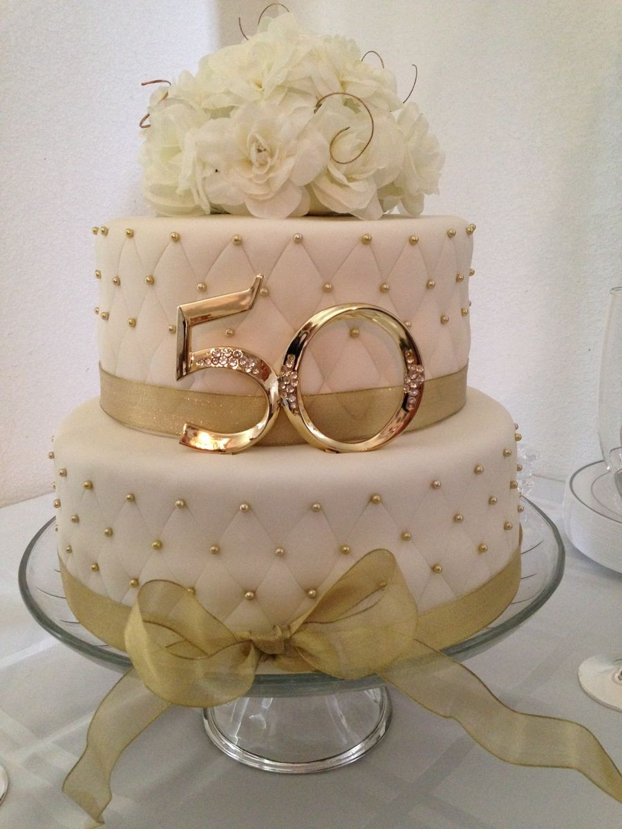 50th Birthday Cake Decorating Ideas
 50th Anniversary Cake