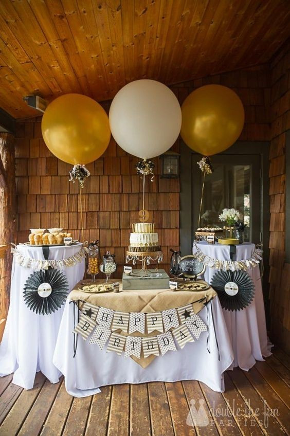50th Birthday Decorations
 Golden Girl Fun and Creative 50th Birthday Party Ideas