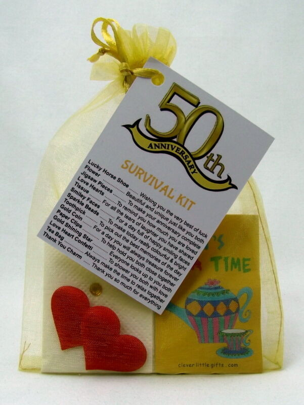 50Th Birthday Gift Ideas
 50th Golden Wedding Anniversary SURVIVAL KIT Novelty Gift