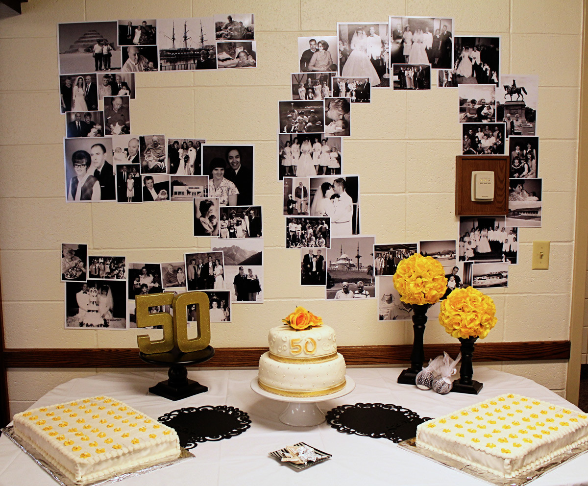 50th Wedding Anniversary Decorating Ideas
 Scraps of Shirlee Dad and Mom s 50th Anniversary