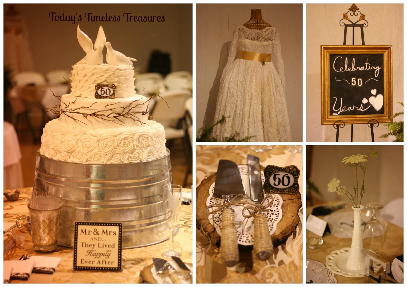 50th Wedding Anniversary Decorating Ideas
 Today s Timeless Treasures 50th Wedding Anniversary Party