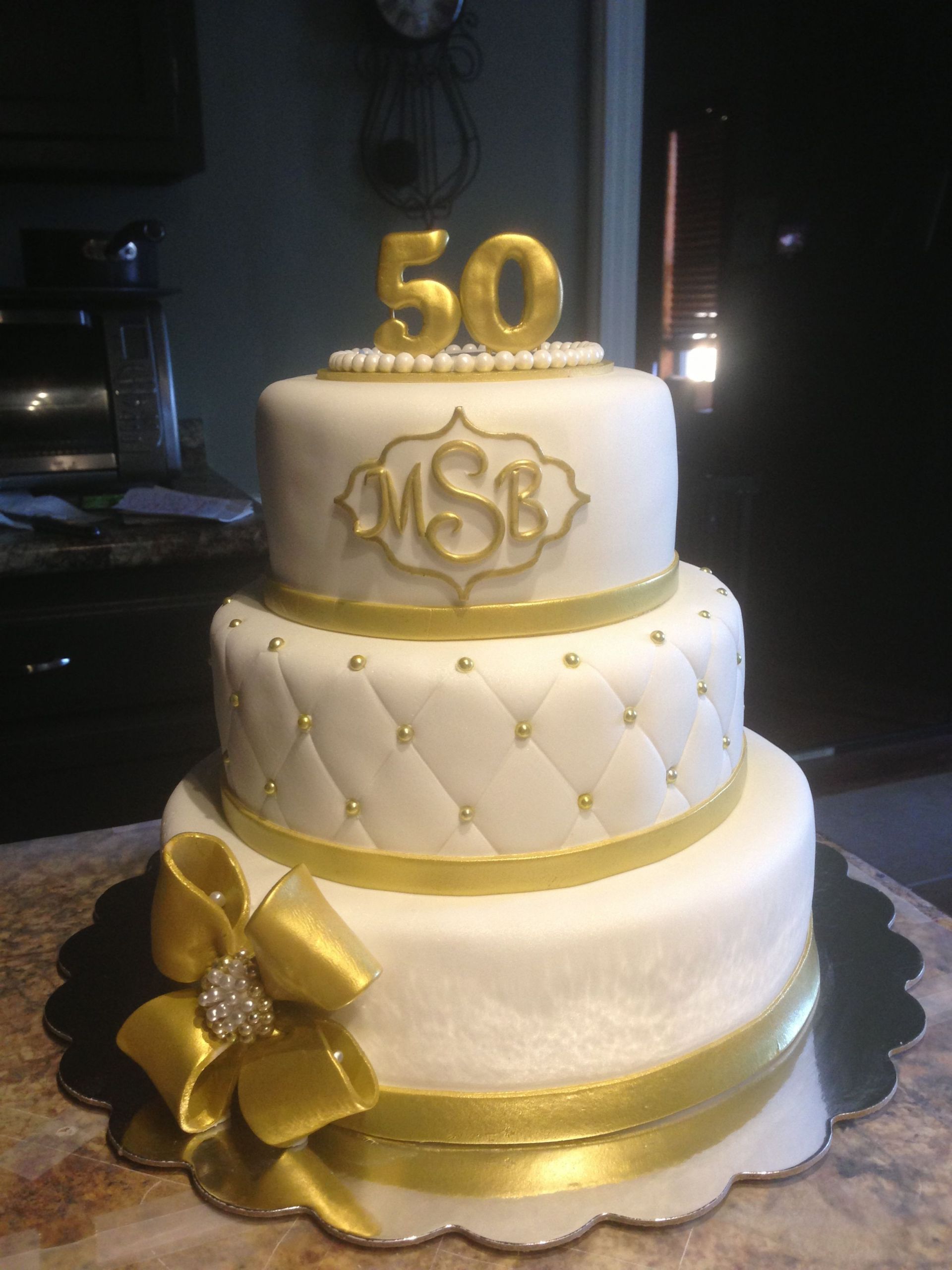 50th Wedding Cakes
 50th wedding anniversary cake i made Mallory Gray 50