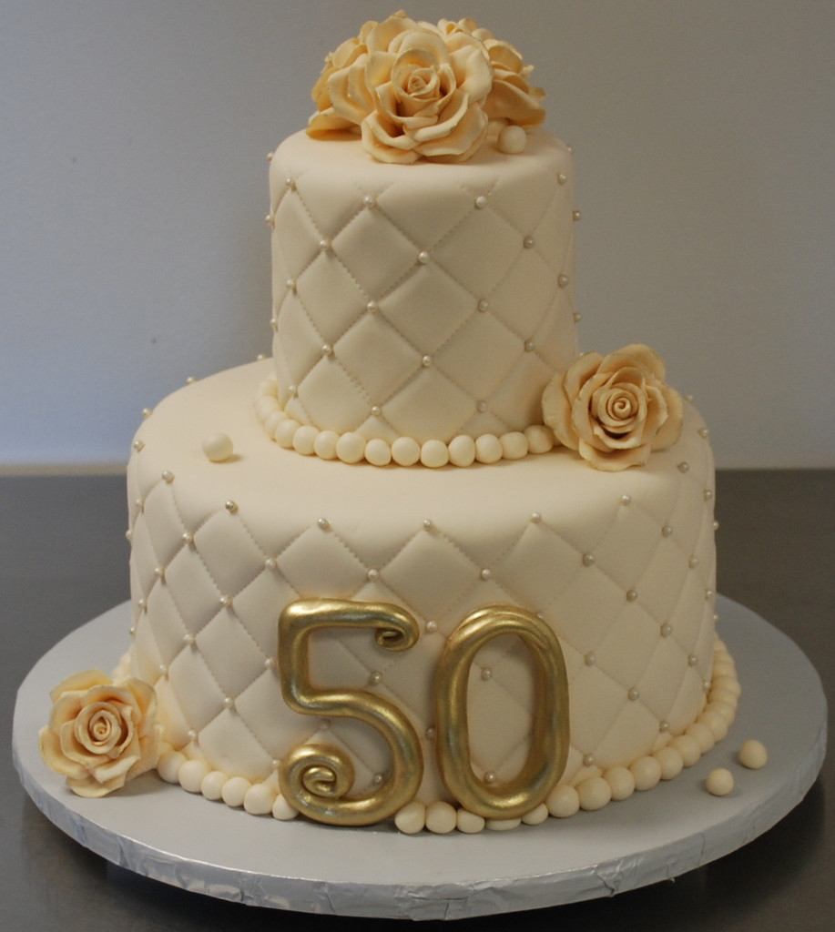50th Wedding Cakes
 The Bakery Next Door 50th Wedding Anniversary Cake