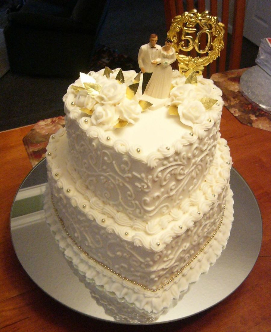 50th Wedding Cakes
 50th wedding anniversary cake