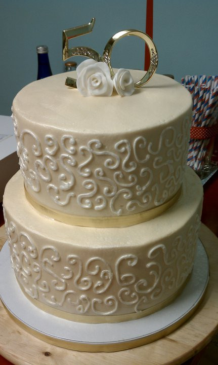 50th Wedding Cakes
 Cake Hope and Love 50th Wedding Anniversary Cake