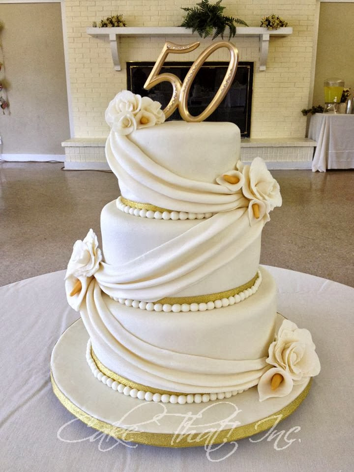 50th Wedding Cakes
 Cake That Inc 50th Wedding Anniversary