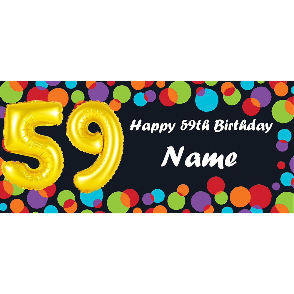59Th Birthday Party Ideas
 59 happy birthday party supplies balloon 59th birthday
