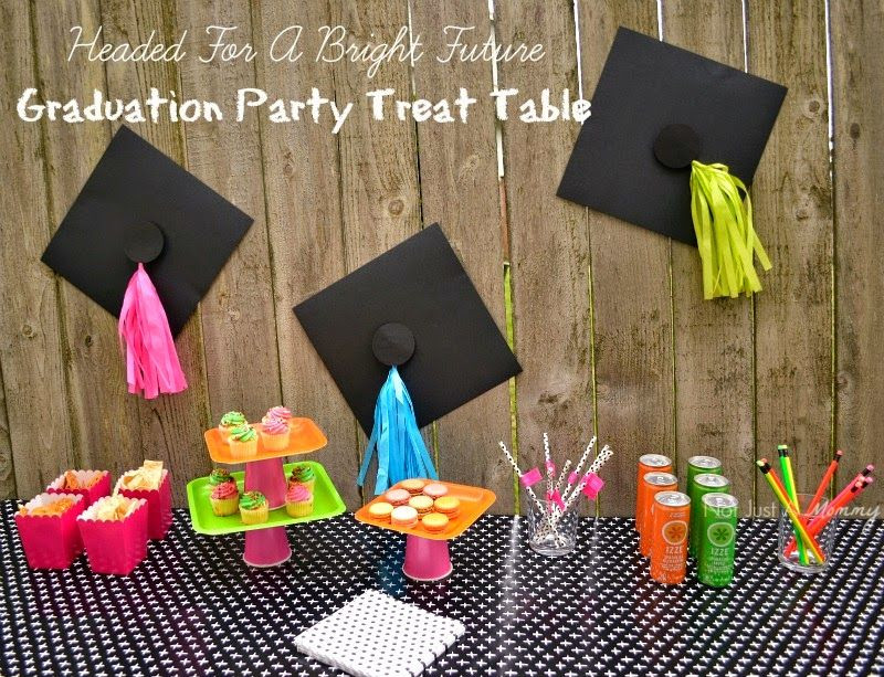 5Th Grade Graduation Party Theme Ideas
 Fiesta Friday Real Party Headed For A Bright Future Neon