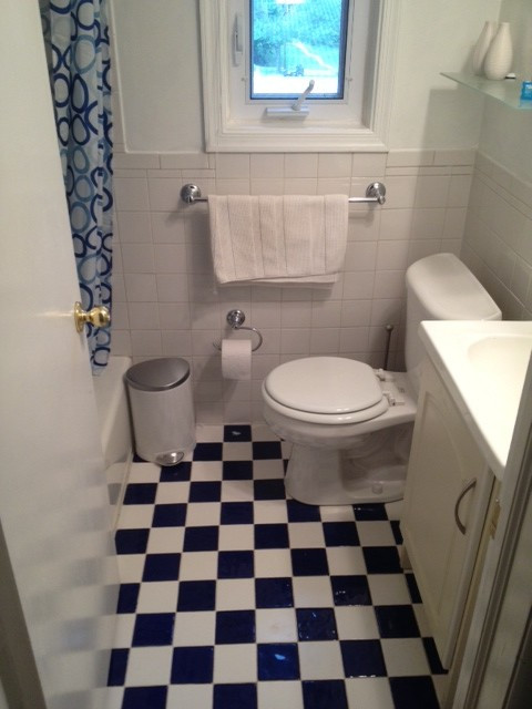 5X7 Bathroom Design
 5x7 bathroom space total renovation