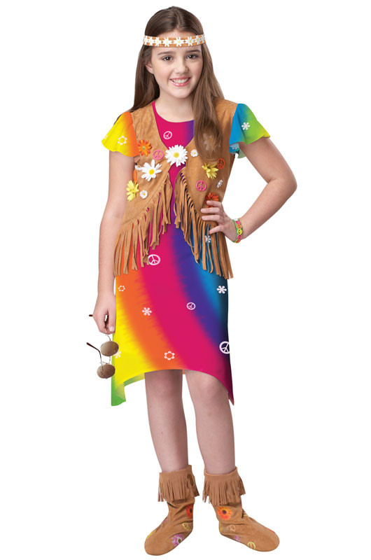 60S Flower Child Fashion
 Hippie Flower Child 60 s 60s Costume