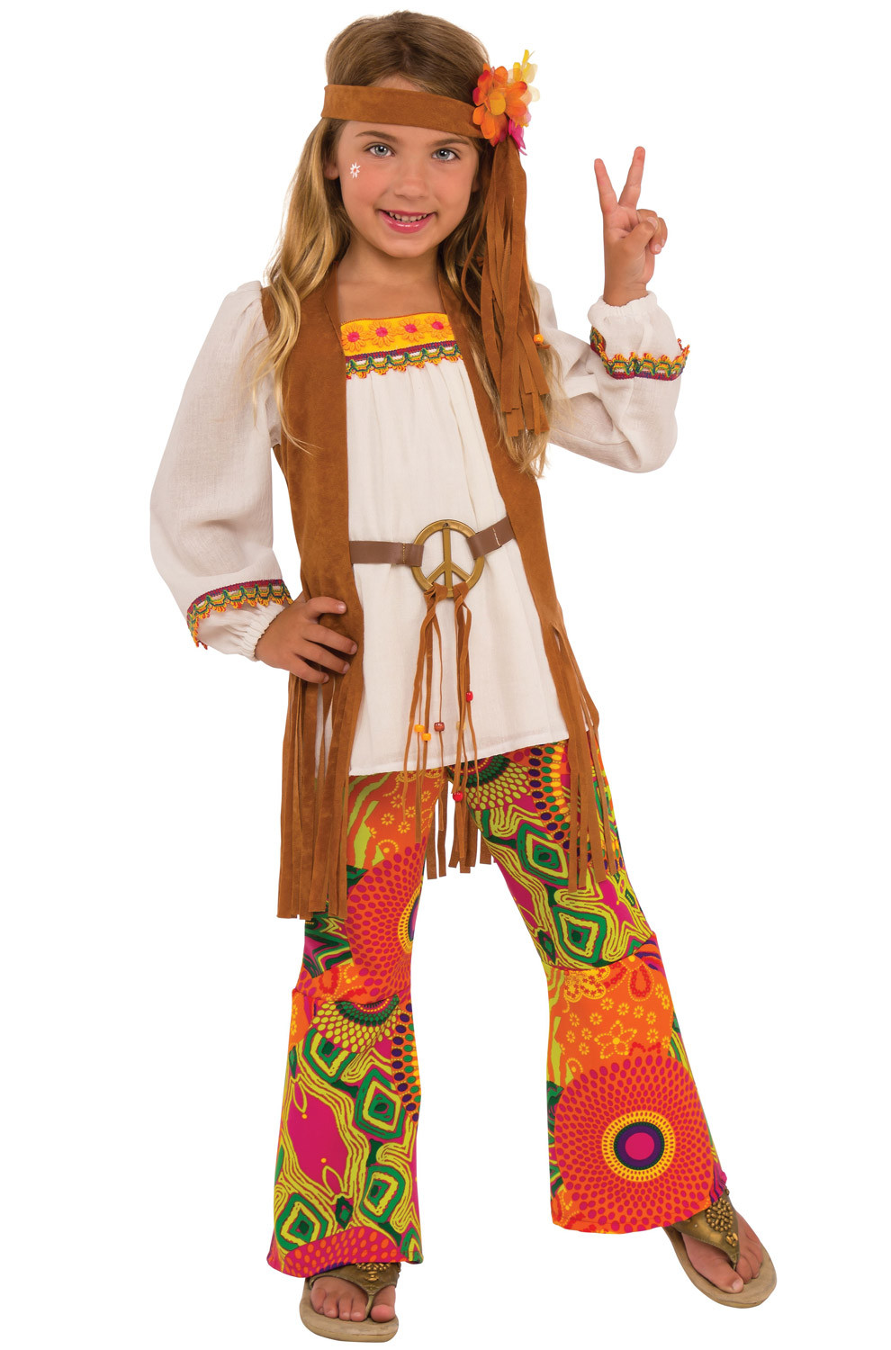 60S Flower Child Fashion
 Hippie Flower Child Costume PureCostumes