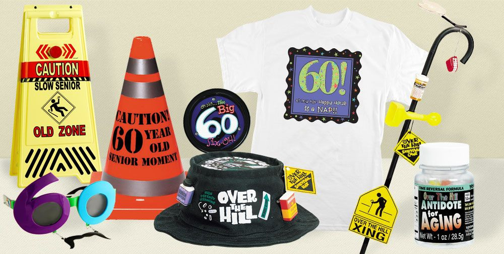 60th Birthday Gag Gifts
 60th Birthday Gag Gifts Party City