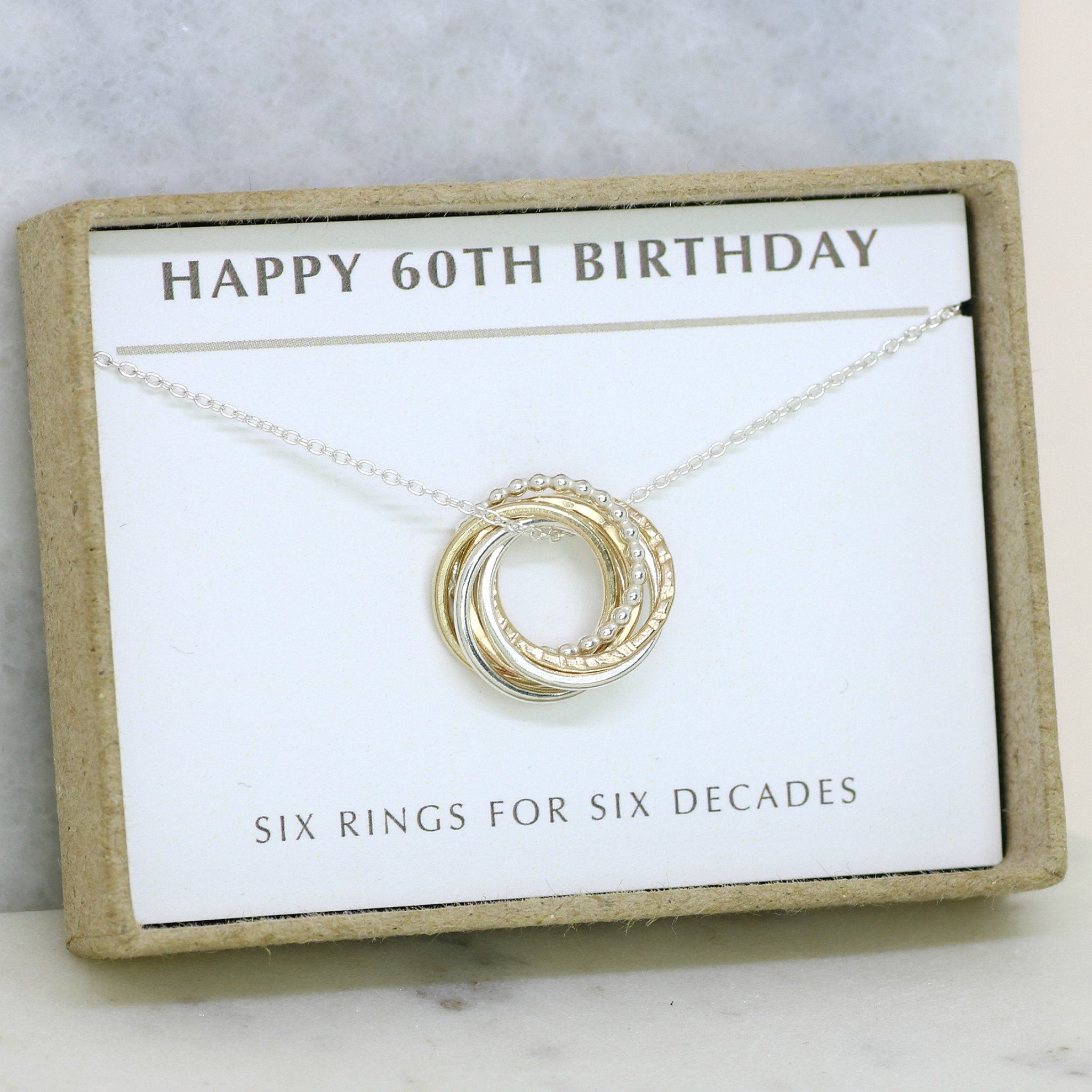 60th Birthday Gift For Her
 60th birthday t for her 60th birthday necklace 60th