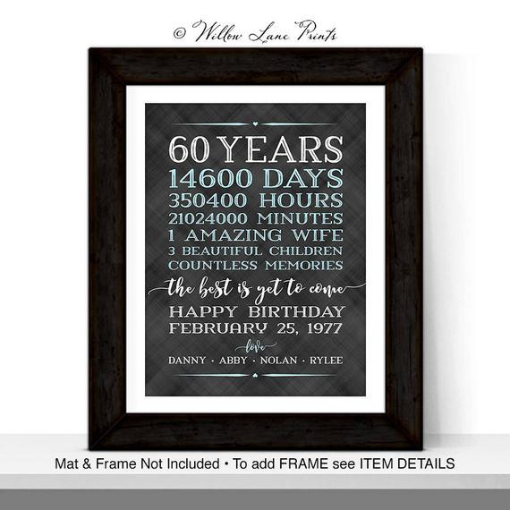 60Th Birthday Gift Ideas For Him
 60th birthday ts for men him husband adult birthday
