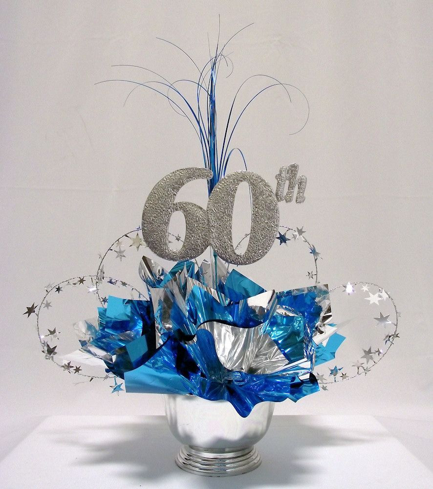 60th Birthday Table Decorations
 60th Milestone Centerpiece …