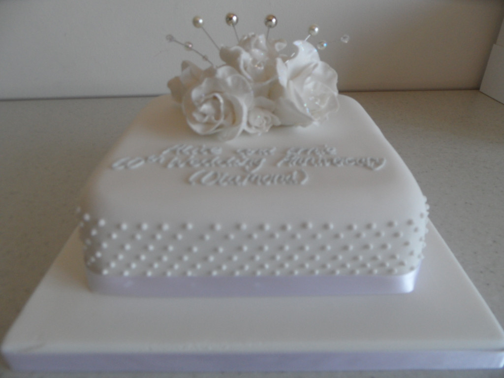 60th Wedding Anniversary Cake
 Cakes for other occasions Georgina s Cakes