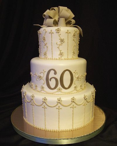 60th Wedding Anniversary Cake
 40 best 60th Anniversary Cake images on Pinterest