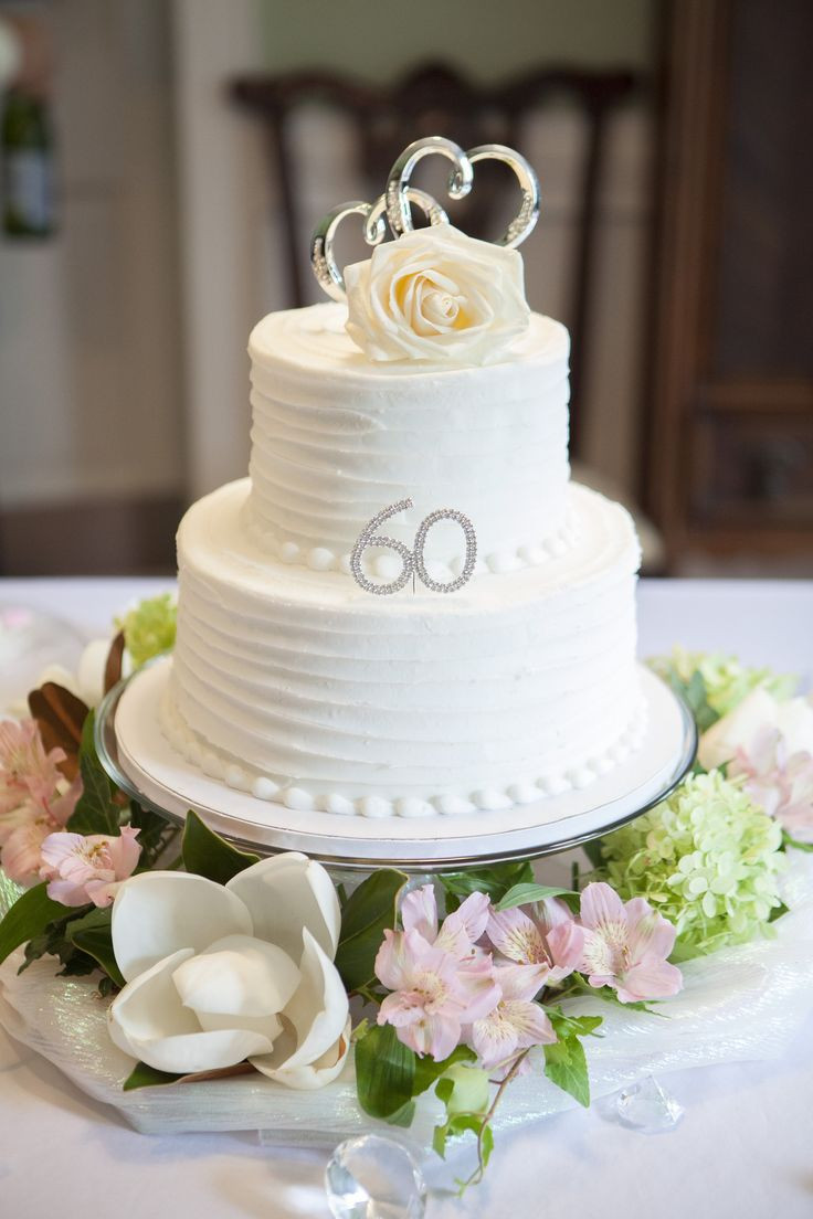 60th Wedding Anniversary Cake
 The 25 best 60th anniversary cakes ideas on Pinterest