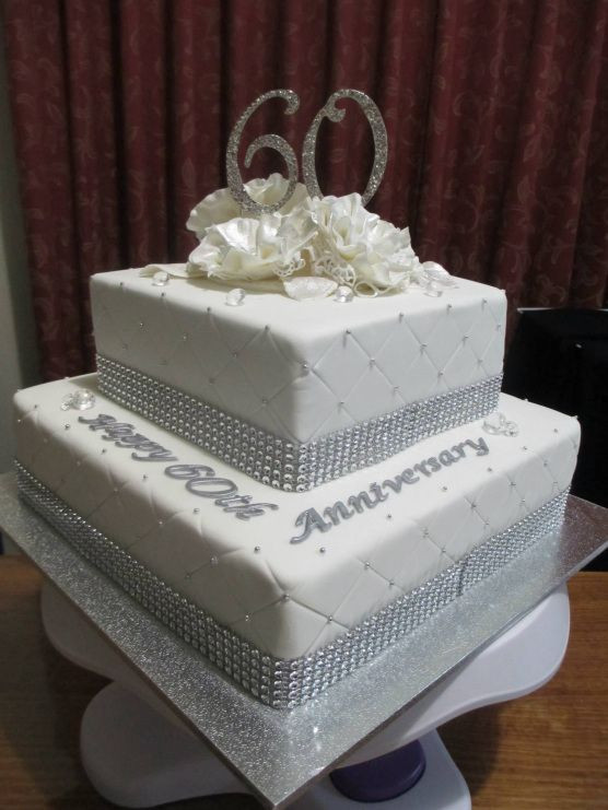 60th Wedding Anniversary Cake
 60th Wedding Anniversary cake …