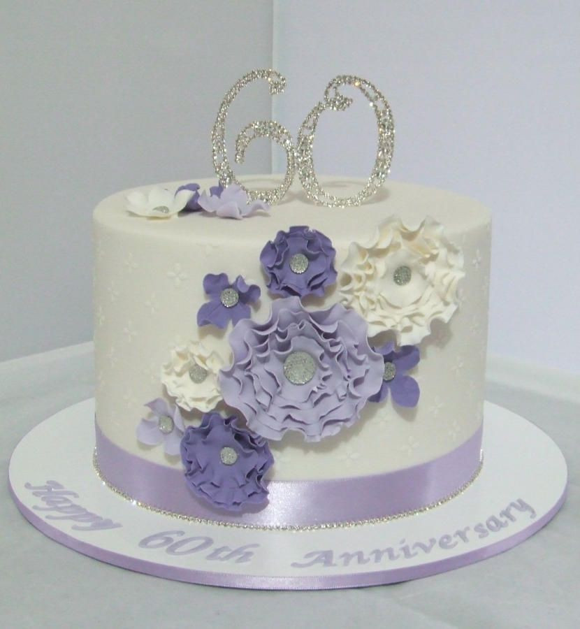60th Wedding Anniversary Colors
 60th Wedding Anniversary Cake