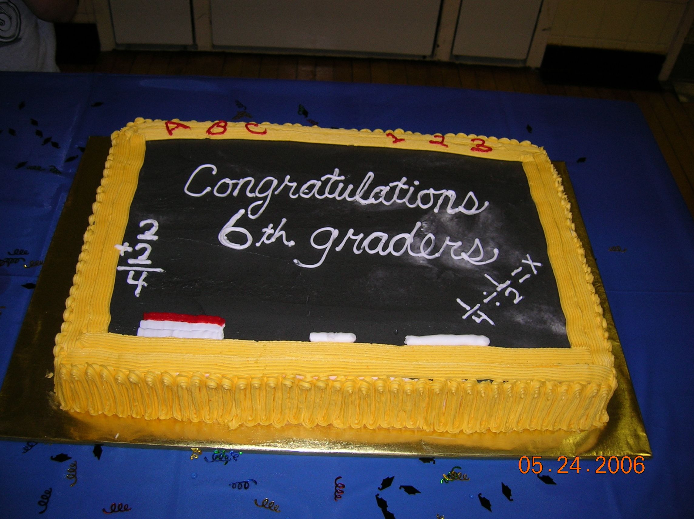 6Th Grade Graduation Gift Ideas
 6th Grade Graduation cake