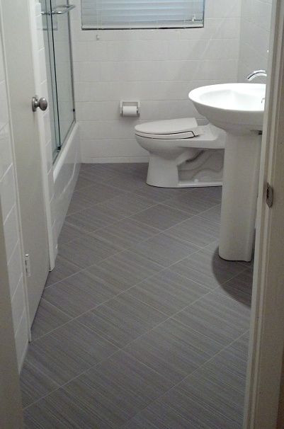6X6 Tile Bathroom Floor
 Ceramictec 12x12 Daltile Fabrique Unpolished "Gris Linen