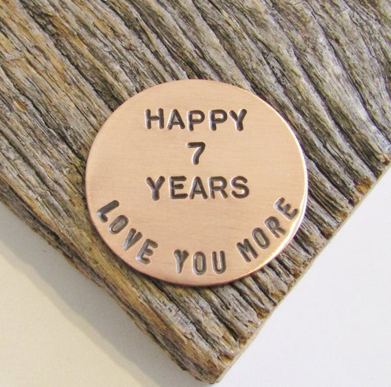 7 Year Anniversary Gift Ideas For Her
 Gifts for Her 7th Anniversary Golf Ball Marker for Husband 7