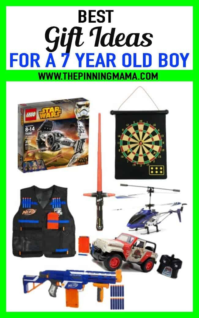 7 Year Old Boy Birthday Gift Ideas
 BEST Gift Ideas for a 7 Year Old Boy • The Pinning Mama