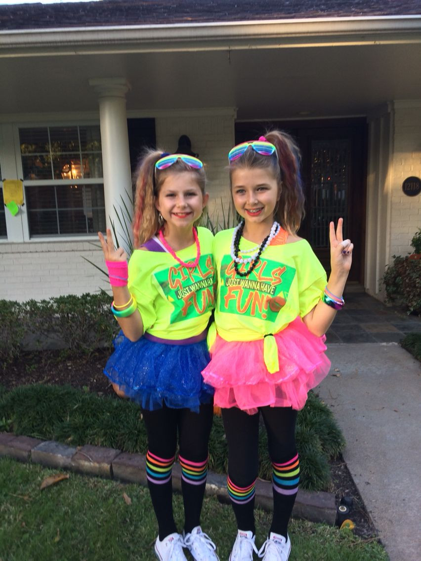 70S Dress Up Ideas For Kids
 Fun girls 80s costume …