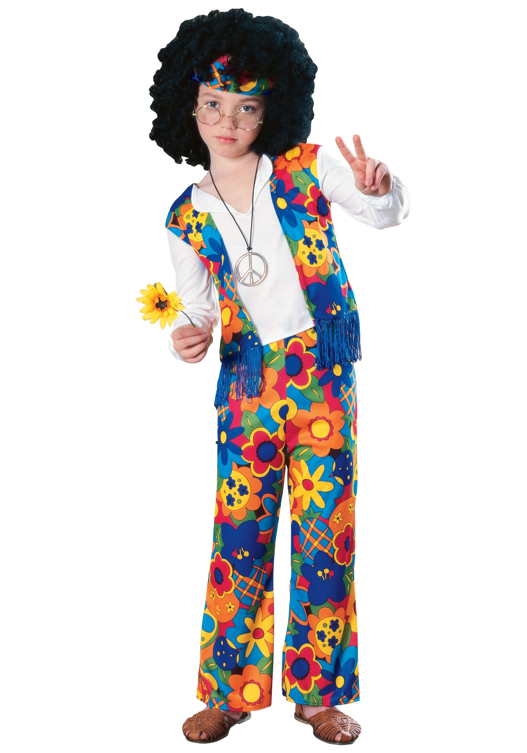 70S Dress Up Ideas For Kids
 Kids Hippie Costume