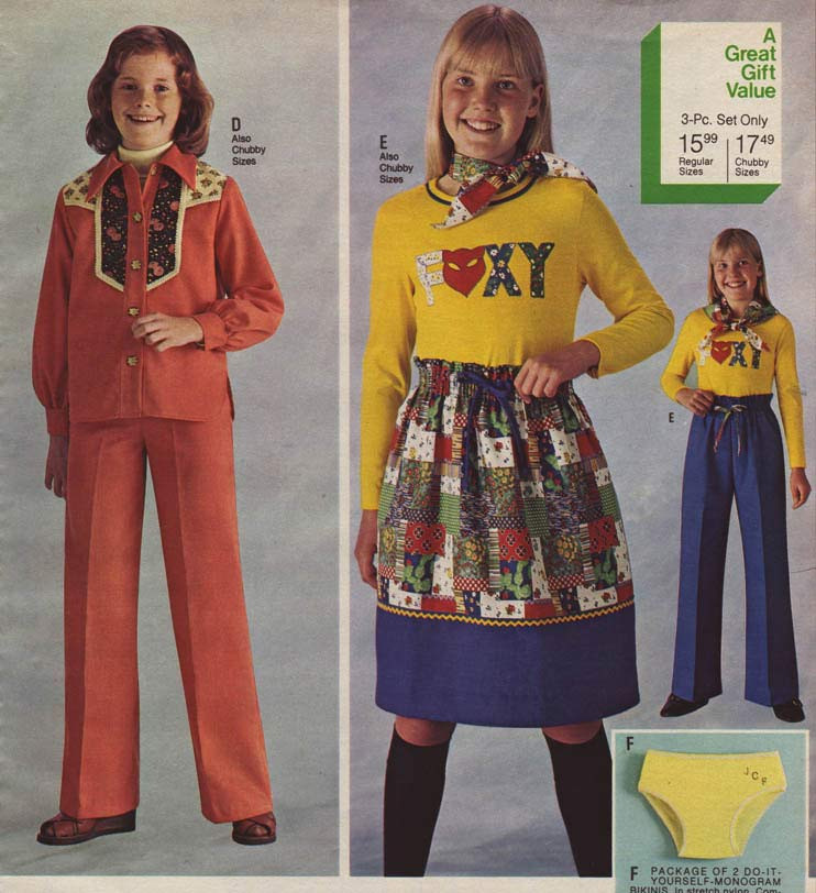 70S Fashion For Kids
 1970s Fashion for Women & Girls