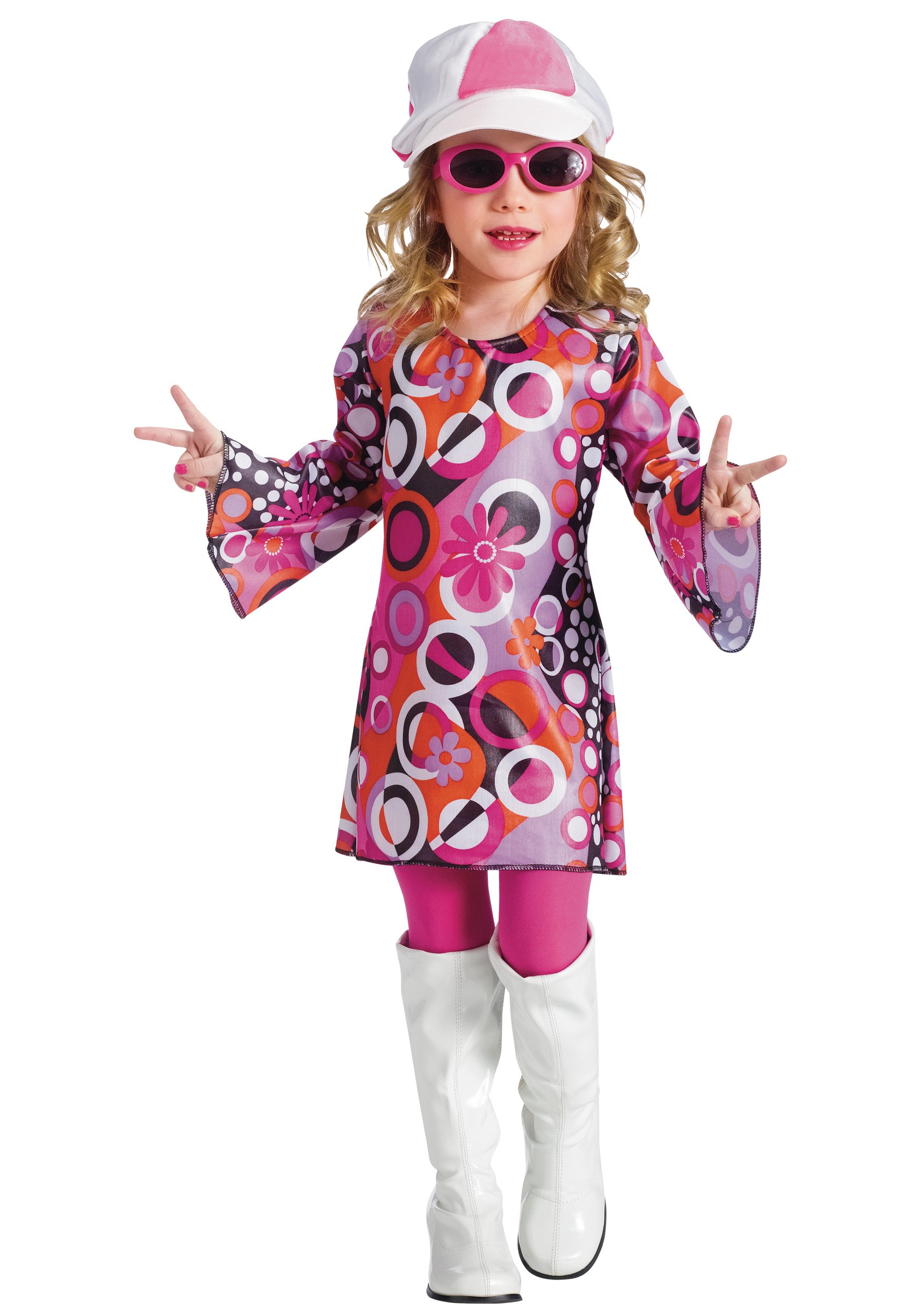 70S Fashion For Kids
 Toddler Feelin Groovy Dress